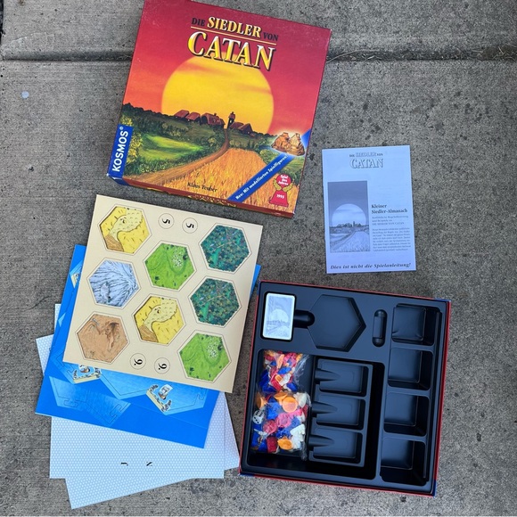 Vintage Settlers of Catan DIE SIEDLER VON CATAN 2002 German Version UNPUNCHED - Picture 3 of 7